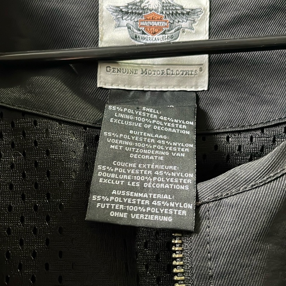 Harley-Davidson Black Mens Vest - Picture 16 of 16